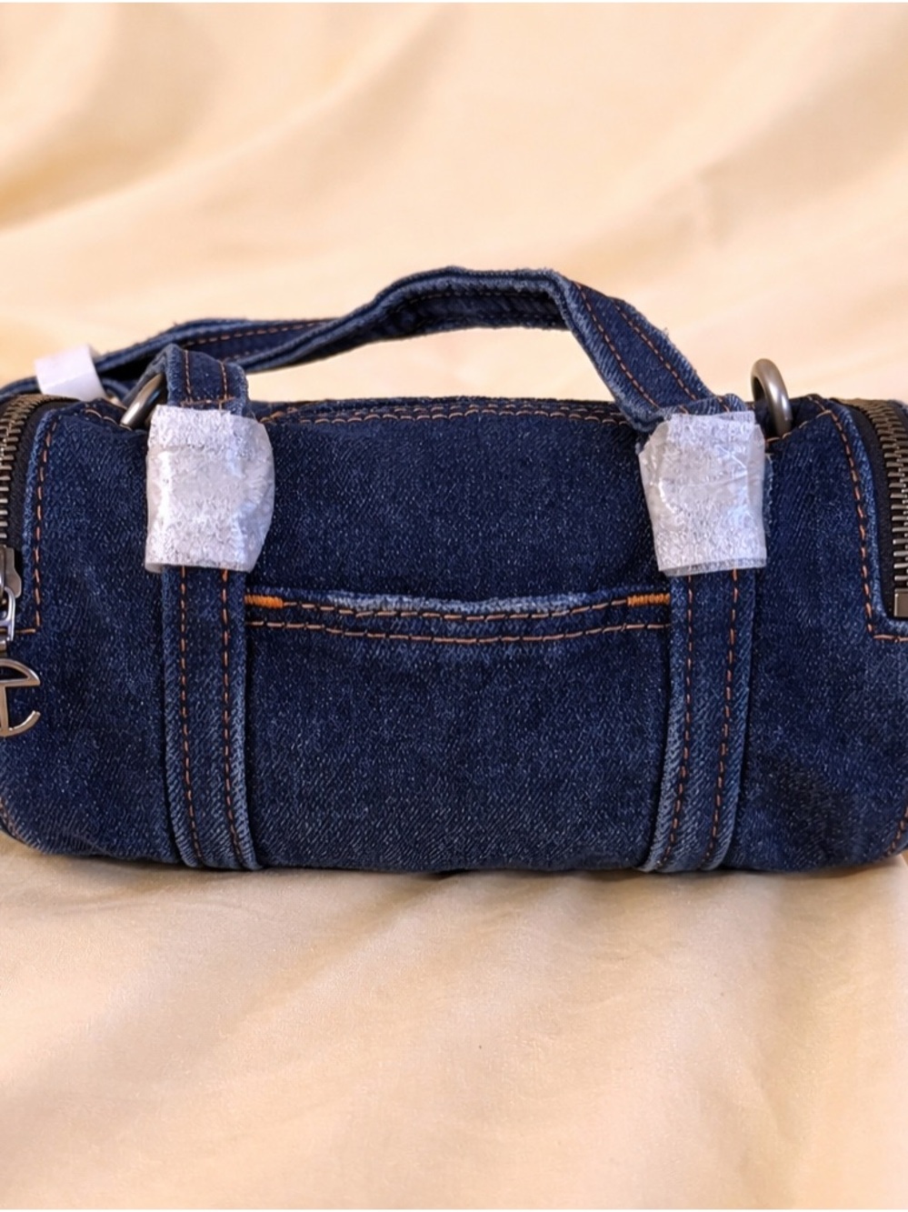 Small Telfar Denim Duffle bag - New with Tags - Dustbag included - Picture 5 of 5